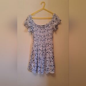Blue and white dress, size M, Kendall and Kylie brand